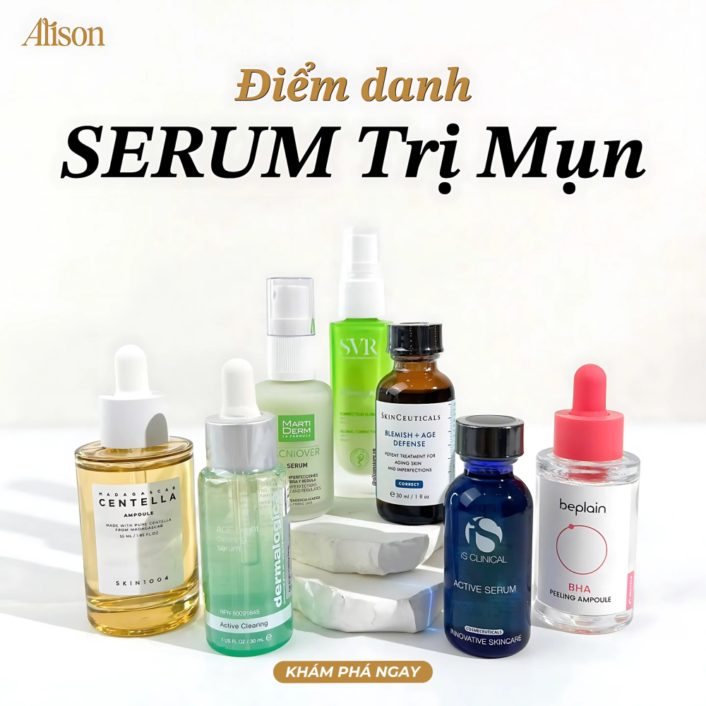 Bí Kíp Sạch Mụn: Điểm Danh TOP Serum 'Cứu Tinh' Cho Làn Da | Alison Store